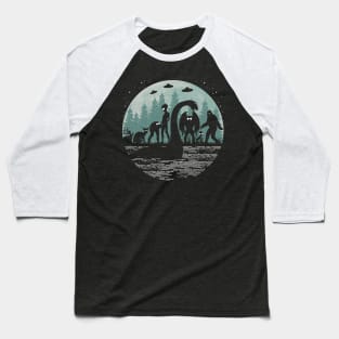 Cryptid Creatures Baseball T-Shirt